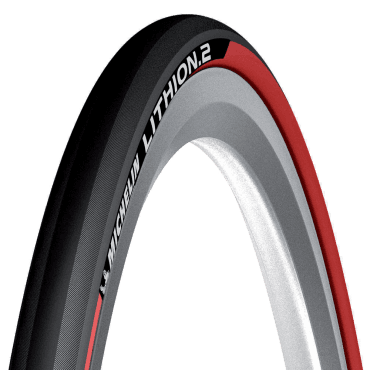 Michelin Lithion 2 Unutrašnja guma za bicikl, 700x23C, Crvena