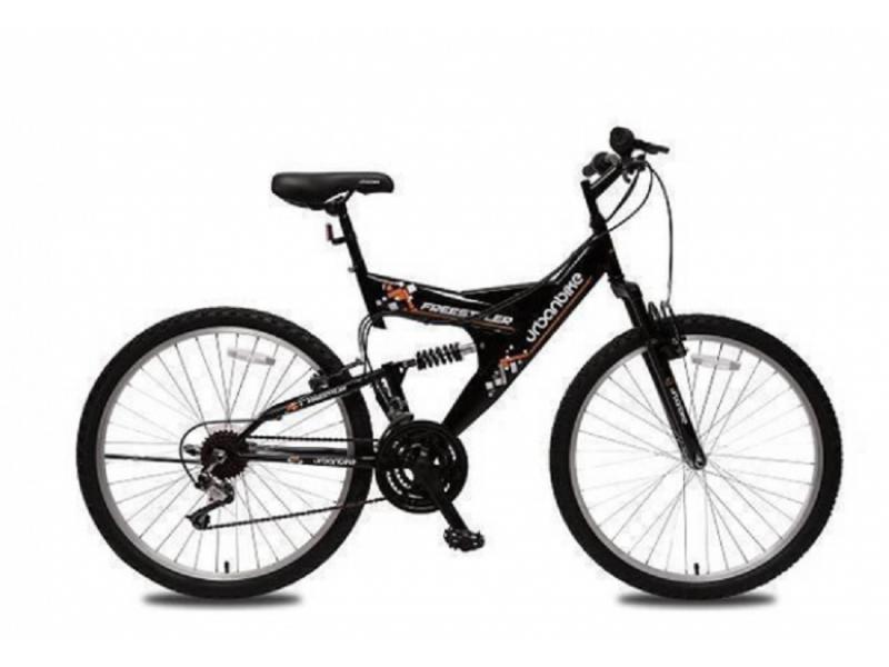 Selected image for SALCANO MTB Bicikl Urbanbike Freestyler 26'' crno-narandžasti