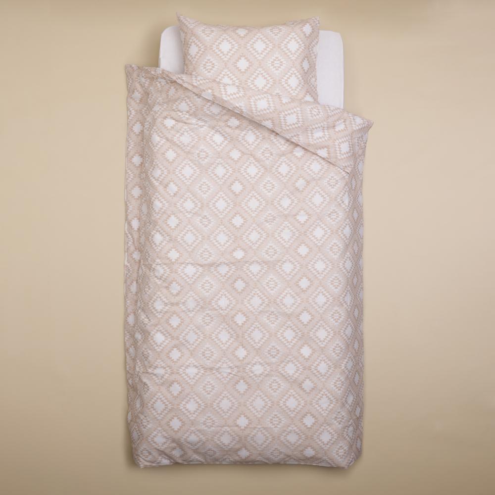 FINELE Posteljina 200x200 kajsija