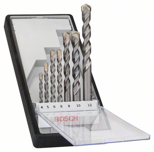 BOSCH Set burgija za beton Robust Line CYL-3 Bosch 2607010545, 4; 5; 6; 6; 8; 10; 12 mm 7/1