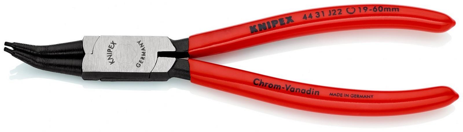 KNIPEX Klešta za unutrašnje sigurnosne prstenove kriva 180mm 44 31 J22