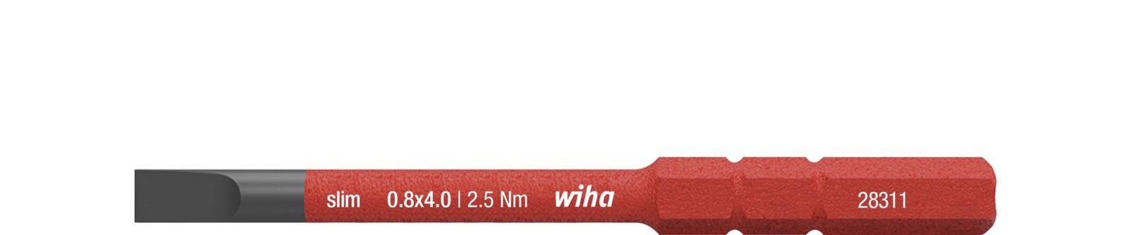 WIHA 34580 slimBit električarski Bit SL 4 mm