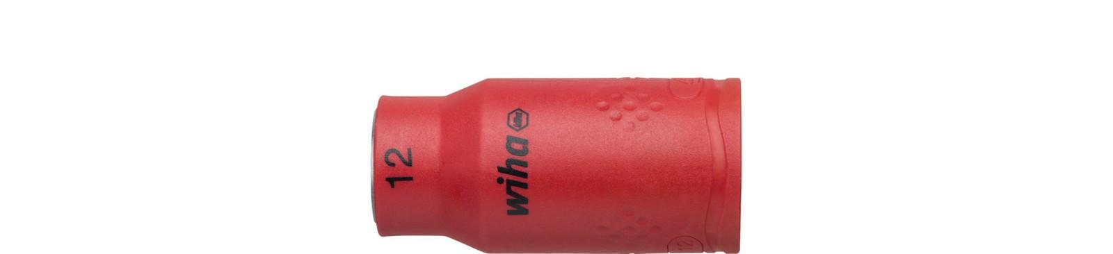 WIHA 43079 Izolovani nasadni ključ 1/2 ", šestougaona glava, 12 mm