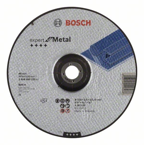Bosch Rezna ploča ispupčena Expert for Metal A 30 S BF, 230 mm, 2.5 mm, 25 komada