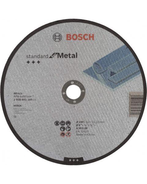 Bosch Rezna ploča ravna Standard for Metal A 30 S BF, 230 mm, 22.23 mm, 3.0 mm - 2608603168, 25 komada