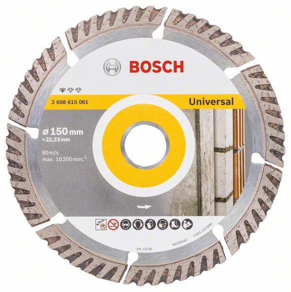 BOSCH Dijamantska rezna ploča Standard for Universal 150x22,23 Bosch 2608615061, 150x22.23x2.4x10mm