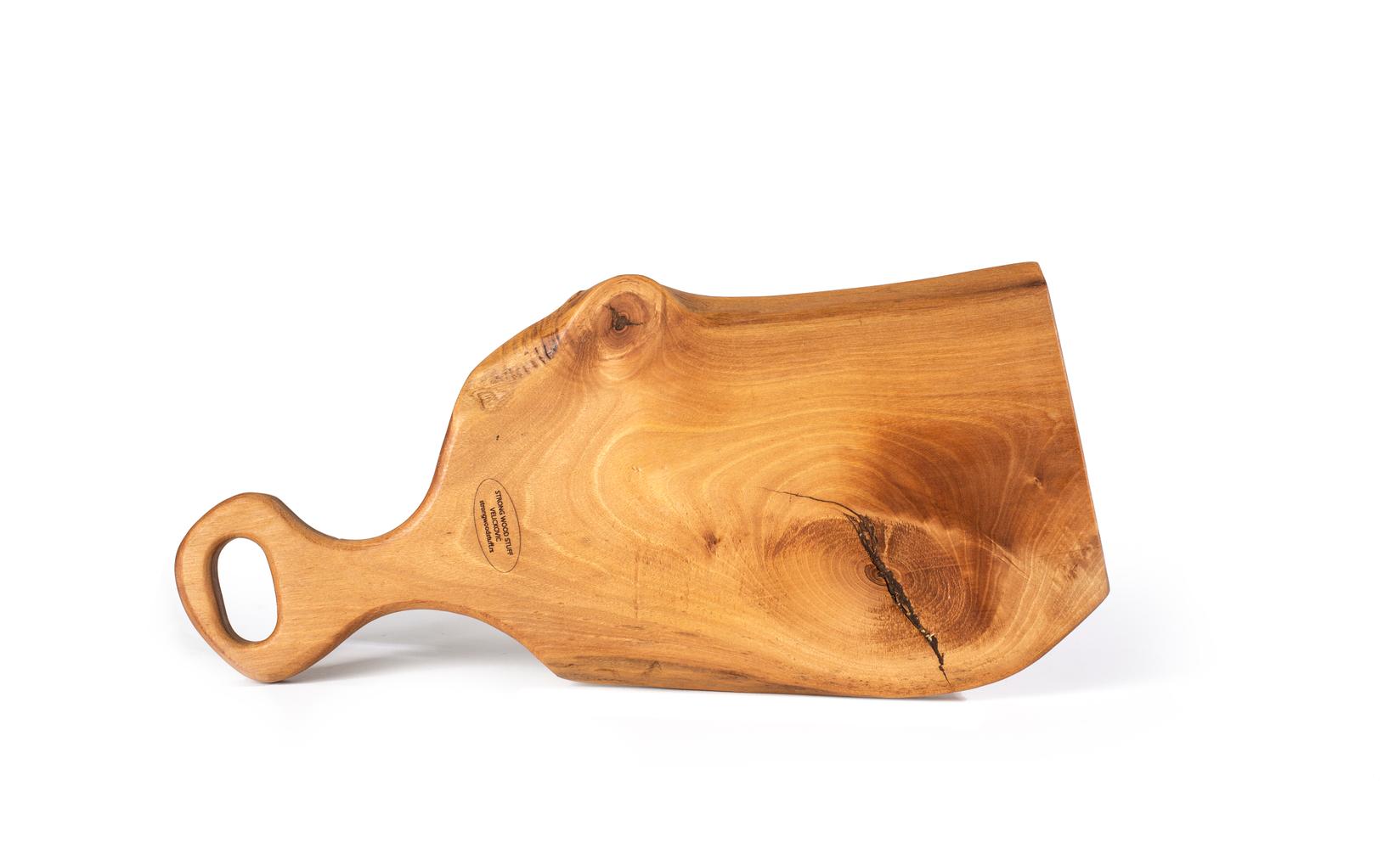 STRONG WOOD STUFF VELIČKOVIĆ Daska nepravilnog oblika za posluženje, Orah
