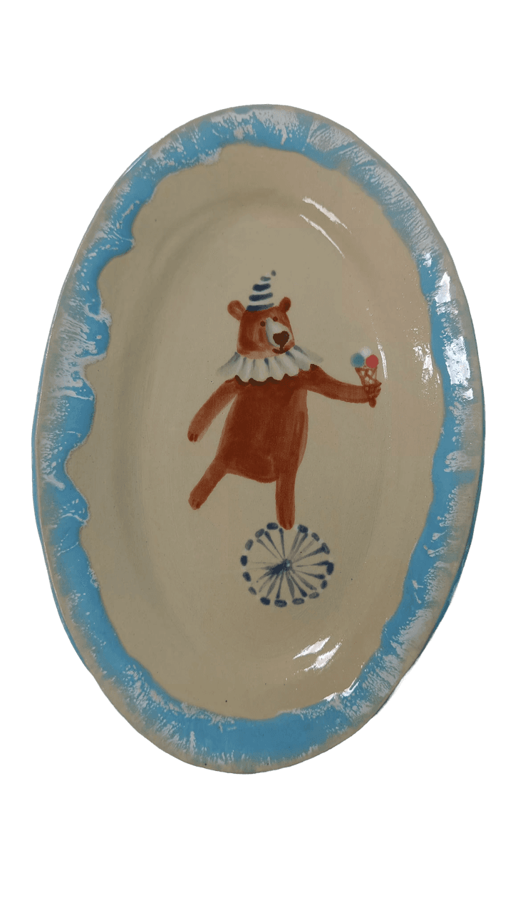 Dekorativni Tanjir Cirkus 1, Šareni