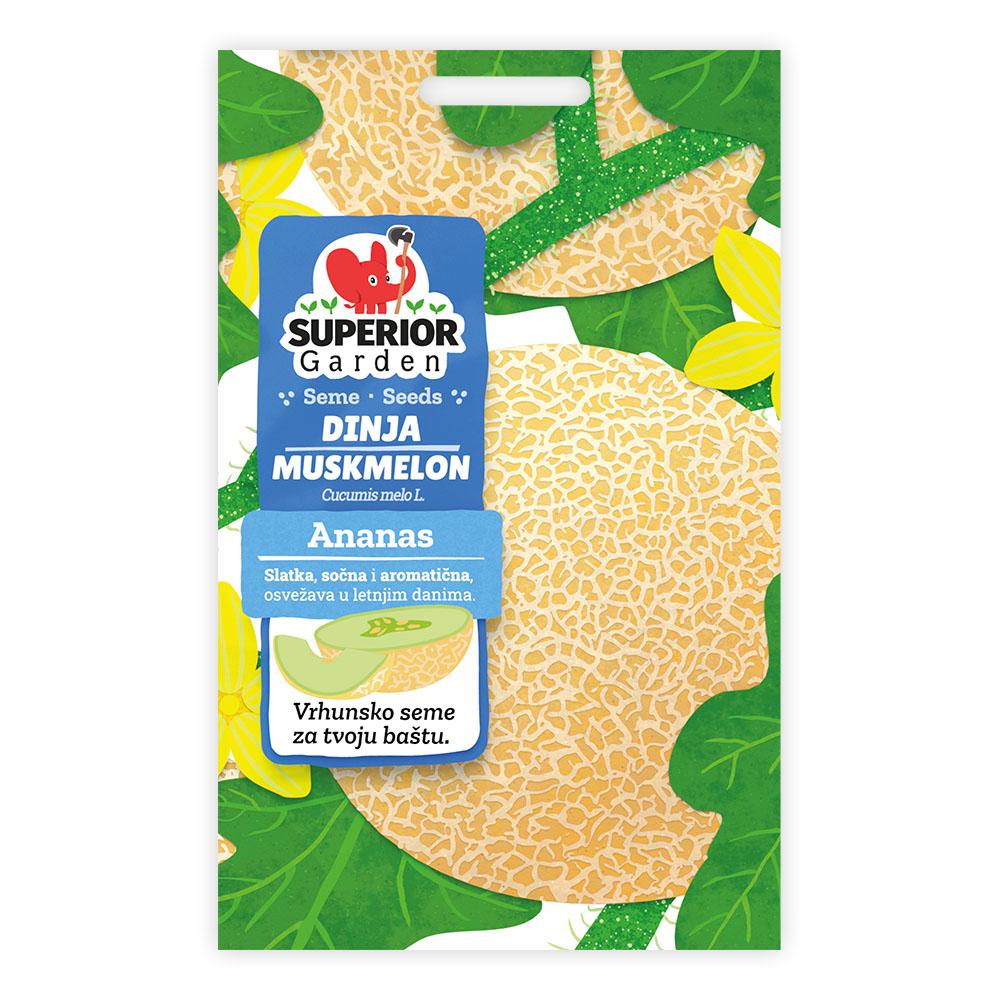 Superior Garden Seme za dinju Ananas, 3 gr
