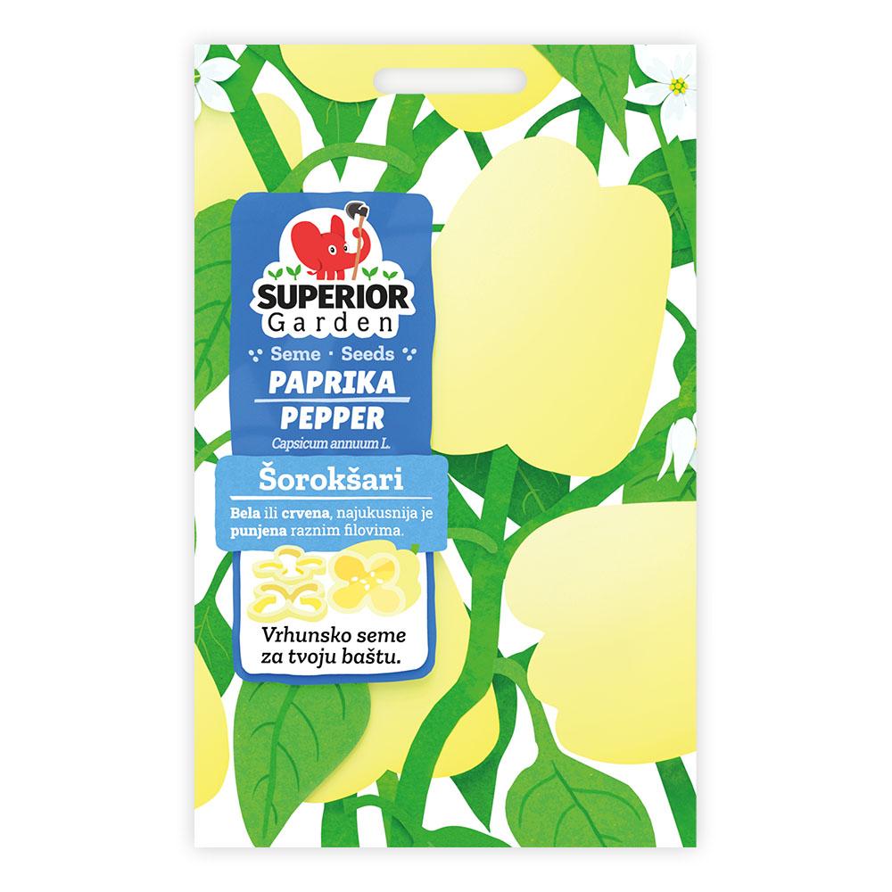 Superior Garden Seme za papriku Šorokšari, 1 gr