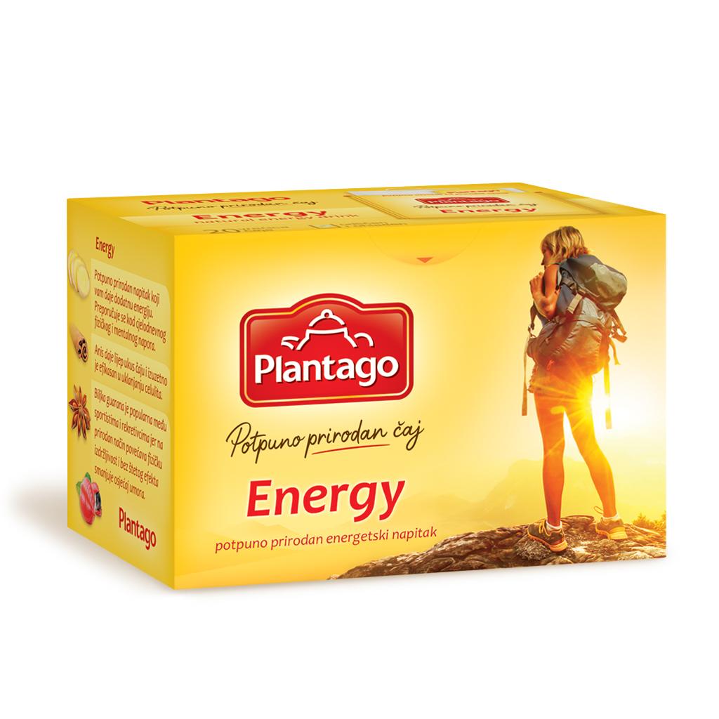 PLANTAGO Energy čaj