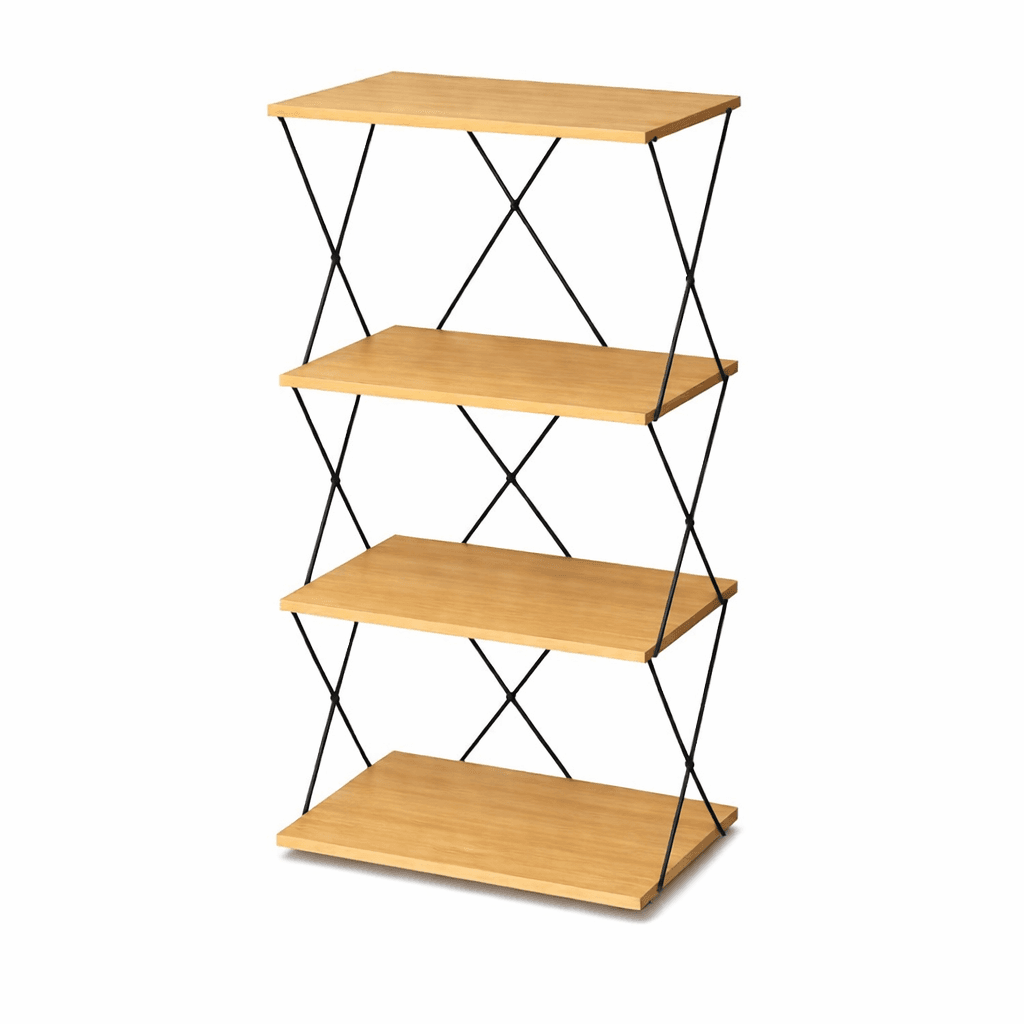 Polica za kuću Easy Store 4 Natur, Otvorena, 30×40×93.5 cm, Smeđa