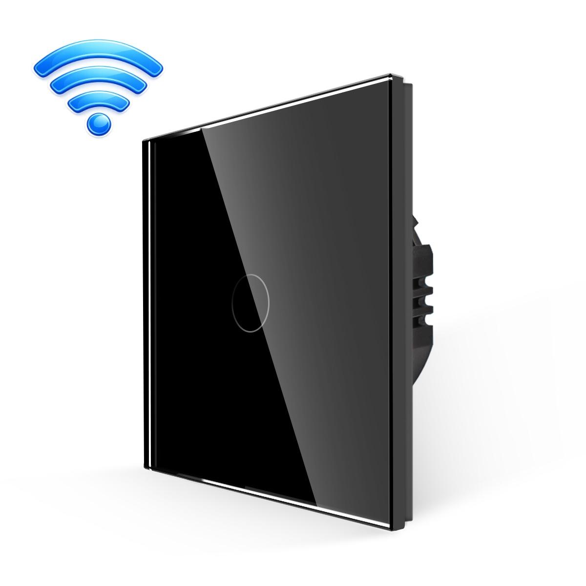 BingoElec Jednopolni WiFi touch prekidač, Crni