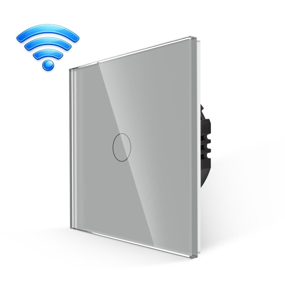 BingoElec Jednopolni WiFi touch prekidač, Sivi