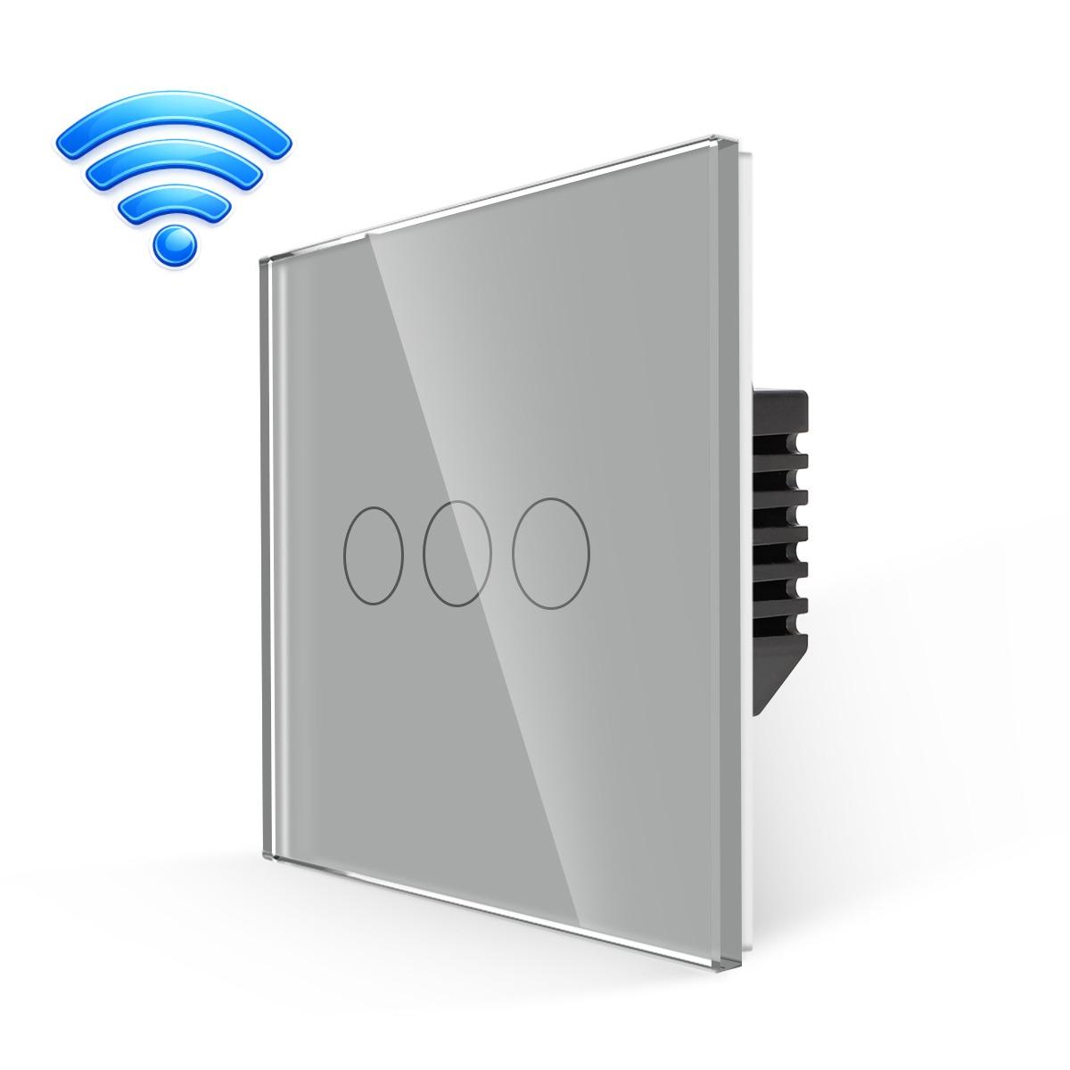 BingoElec Tropolni WiFi touch prekidač, Sivi