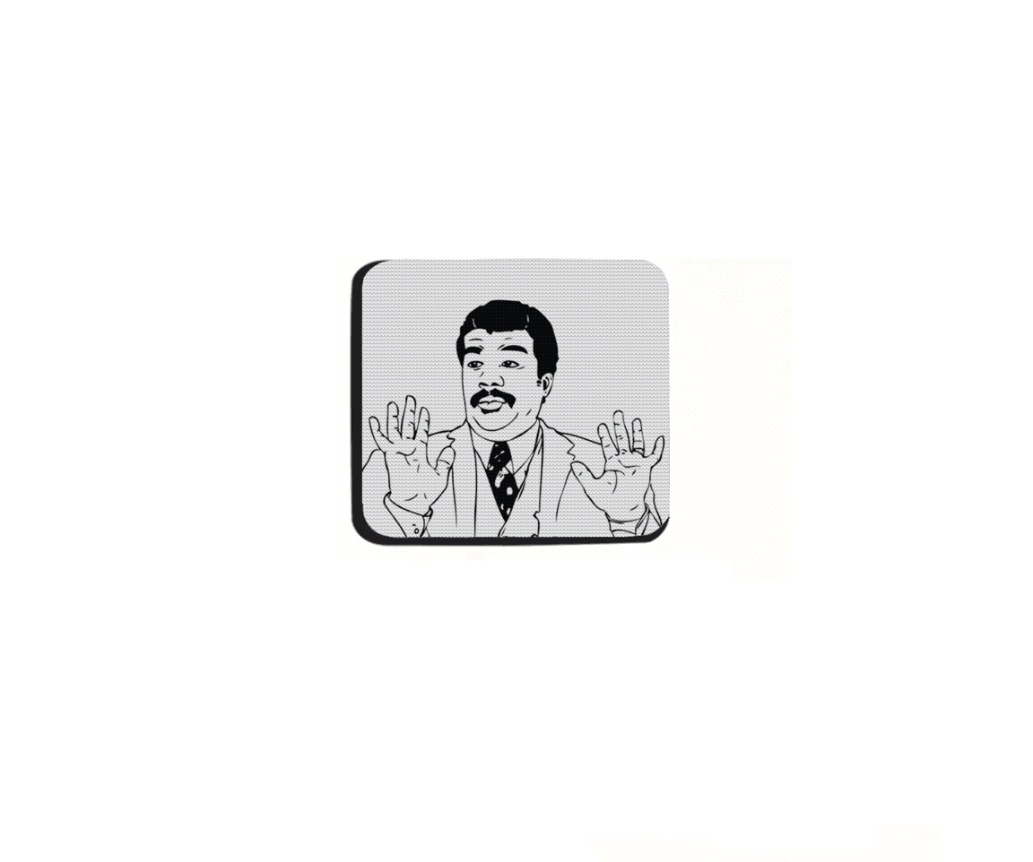 Podmetači za čaše, Sivo- crni