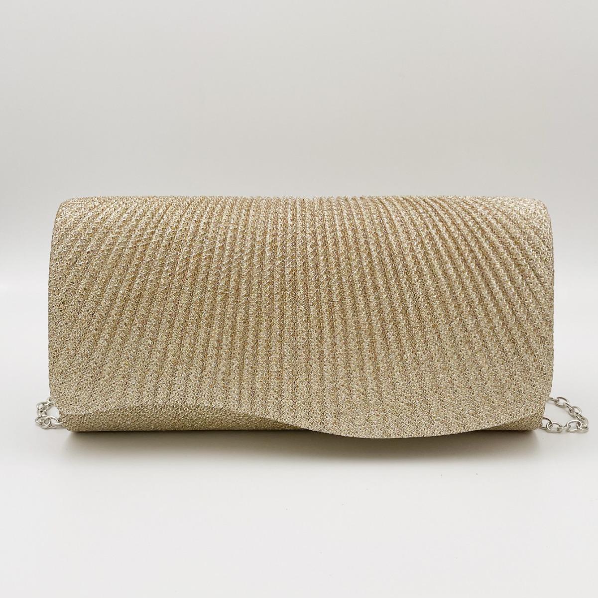 GRACE LUX Ženska svečana torbica, Zlatne boje