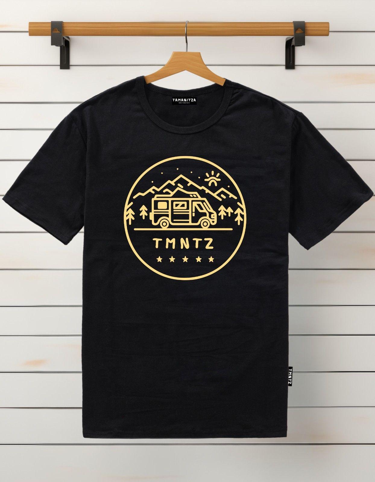 Tamanitza Muška majica KAMPER, Crna