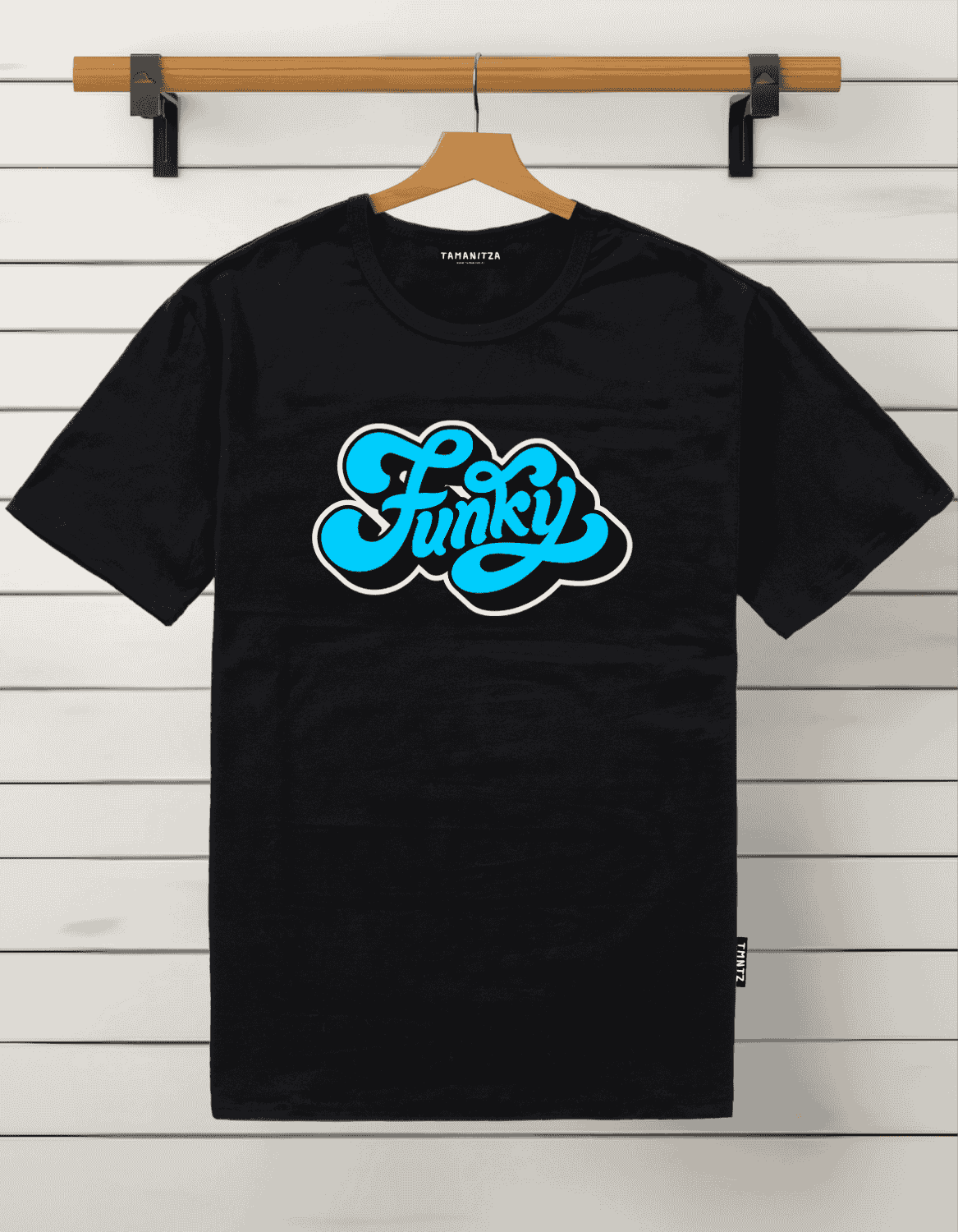 Tamanitza Ženska majica FUNKY BLUE, Crna