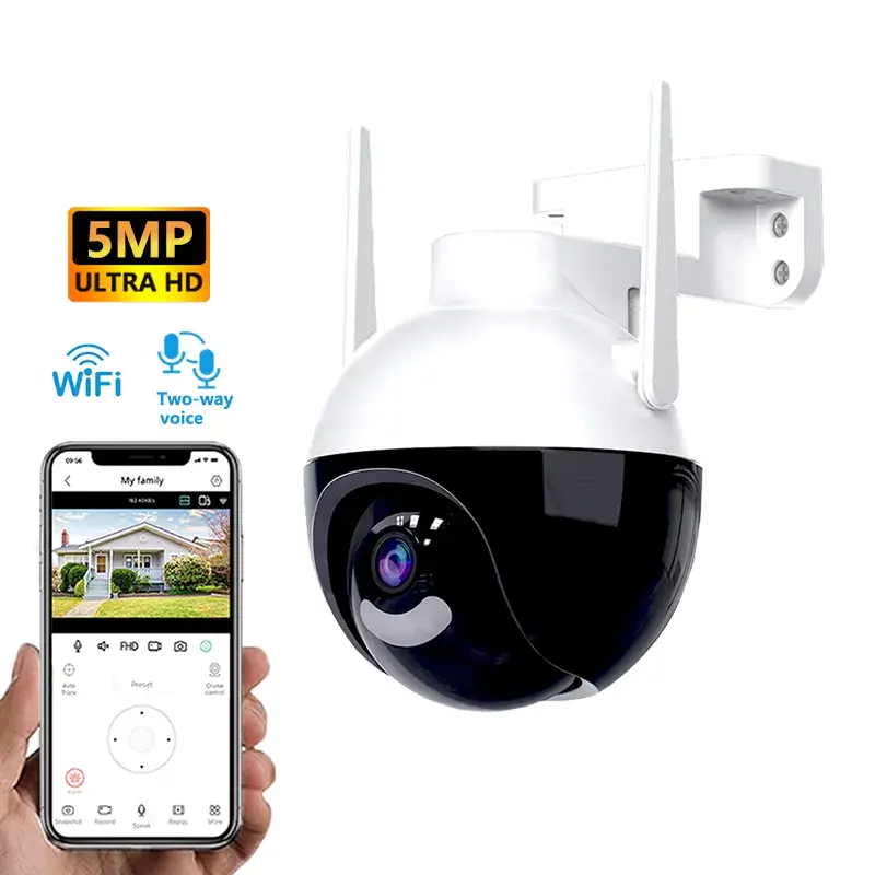 Kamera za video nadzor, Wi-Fi, Bežična, Širokougaona, 4MP