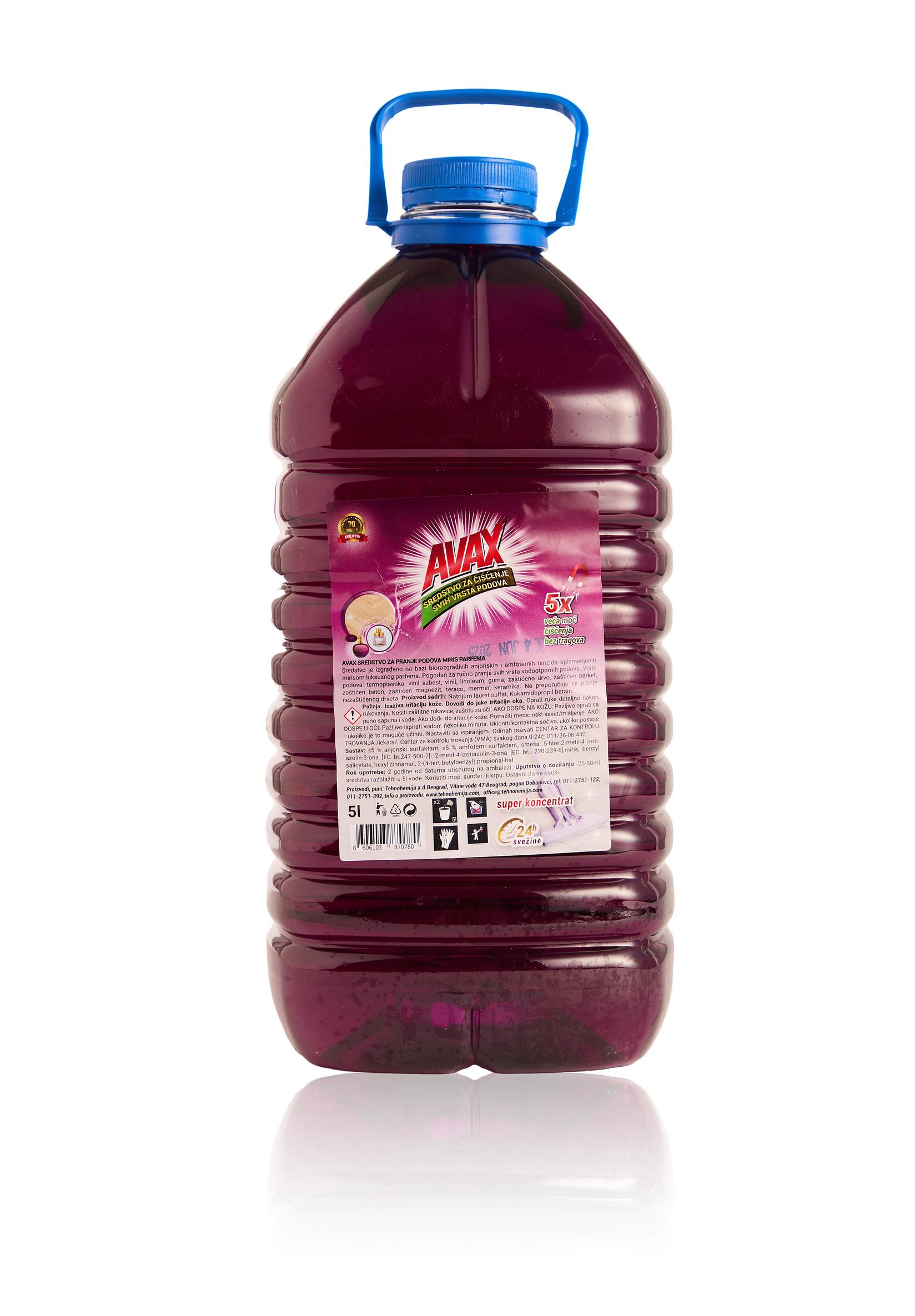 Avax Univerzalno sredstvo za cišcenje podova, Miris luksuznog parfema, 5l