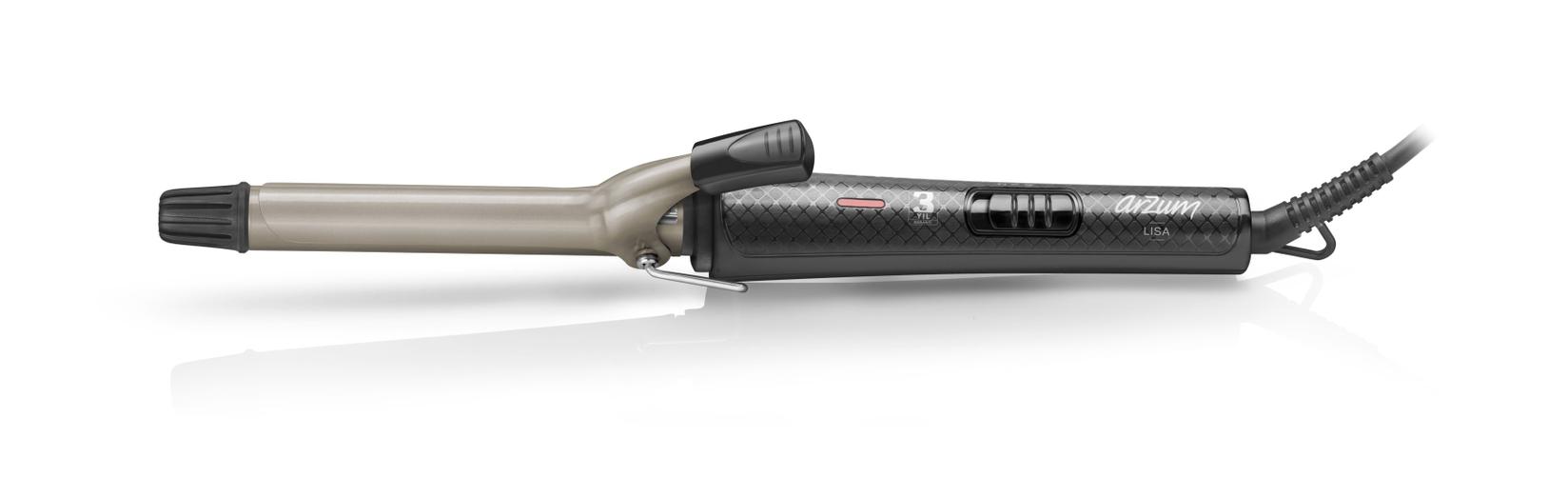 Arzum Keramički figaro za kosu Lisa, Uski, 19mm, Crni