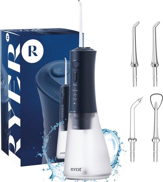 Ryer Oralni tuš, Bežični, IPX7 vodootporan, 320 ml, Crni