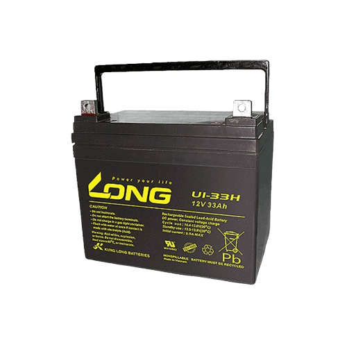 KUNG LONG Olovno hermetički akumulator U1-33H, M6 BOLT, NUT F4, 12V, 33Ah