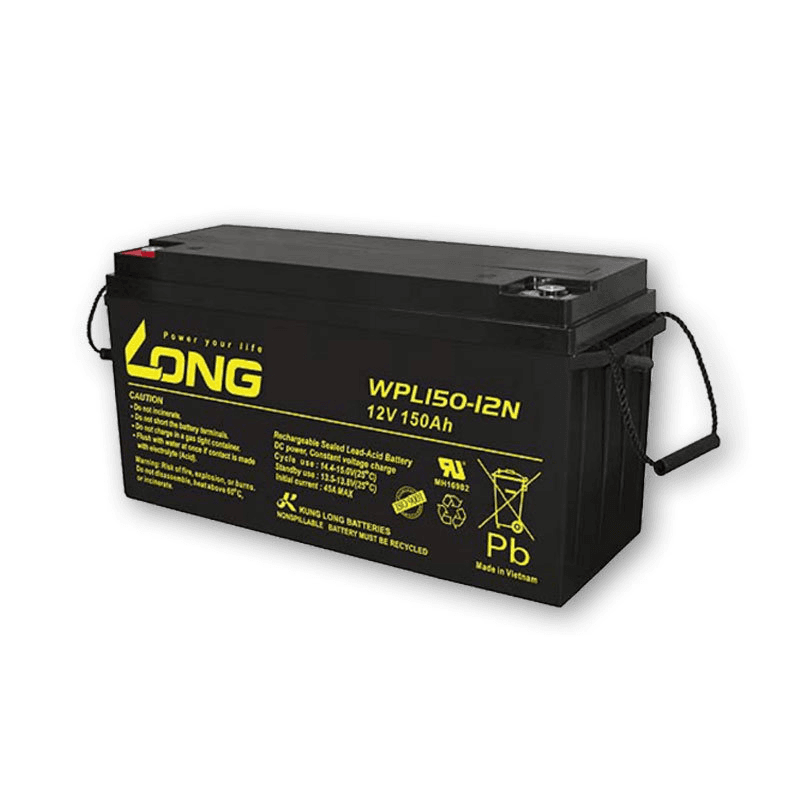 KUNG LONG Akumulator WPL150-12N LONG M8 BOLT F18, 12V, 150Ah
