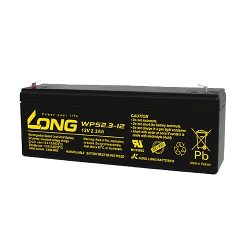 KUNG LONG Olovno hermetički akumulator WPS2.3-12 LONG F1,  12 V, 2.3 Ah