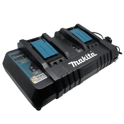 MAKITA Punjač baterije za ručni alat 18V, Za dva akumulatora DC18RD