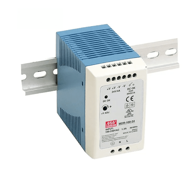 MEANWELL 96W Industrijsko napajanje na DIN šini  MDR-100-24