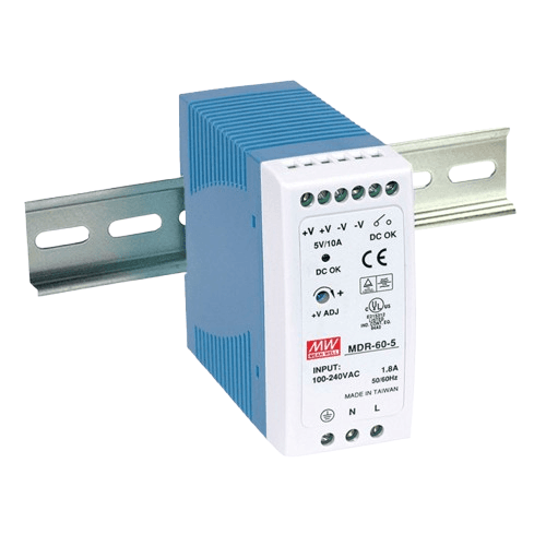 MEANWELL Industrijsko napajanje MDR-60-5, 50W