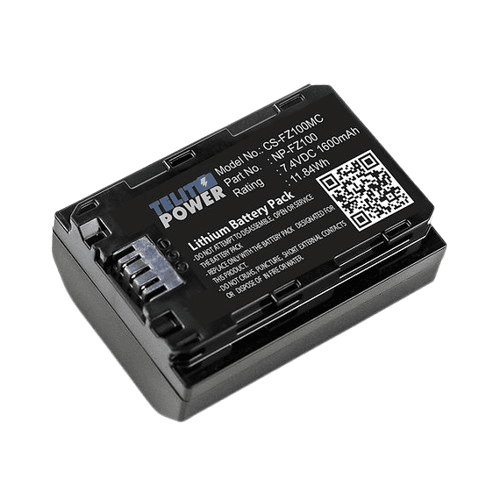 TELIT POWER Baterija za kameru Sony Li-Ion 7.4 V 1600 mAh NP FZ100, Crna