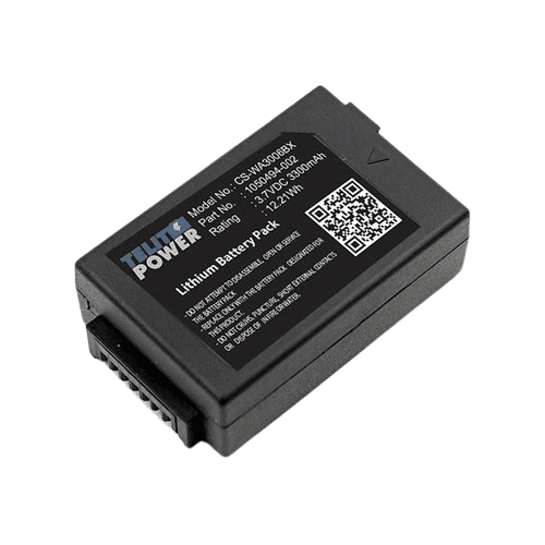 TELIT POWER Baterija za barkod skener Li-Ion 3.7 V 3300 mAh WA3006BX, Crna