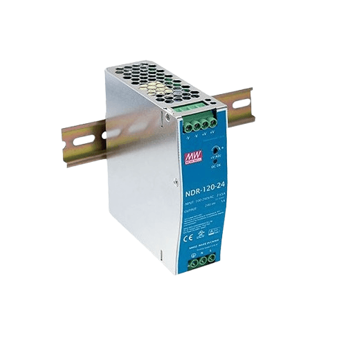 MEANWELL Industrijsko napajanje na DIN šini 120 W  NDR 120 24, Crno
