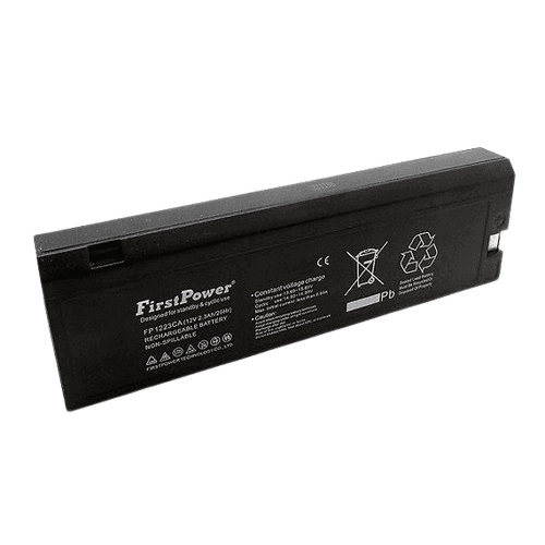 FIRST POWER Akumulator 12 V 2 Ah FP1223CA, Tab terminal, Crni