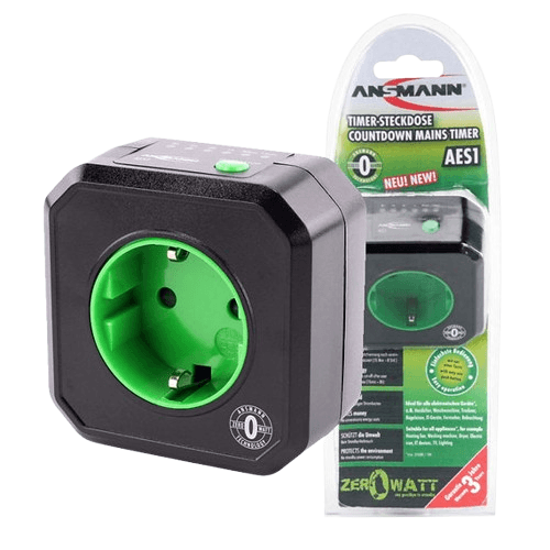 ANSMANN Utičnica sa tajmerom AES1, Crna