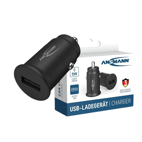 ANSMANN Auto punjač USB CC105 1 A, Crni