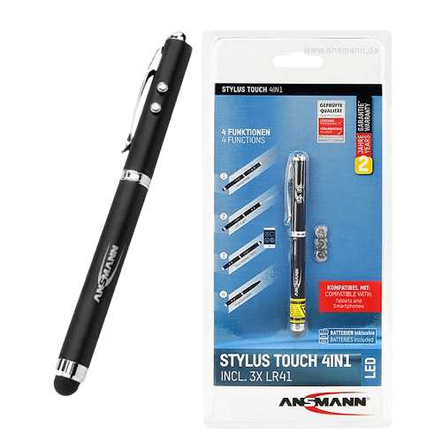 ANSMANN Hemijska olovka Stylus Touch, Crna