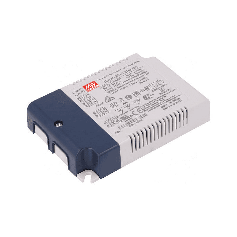 MEAN WELL Napajanje za LED panel IDLV-25-12, Sa stabilisanim naponom, 25 W, Belo