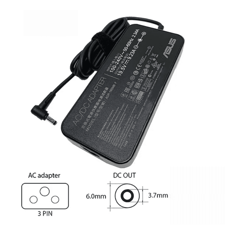 ASUS Laptop adapter 19.5V-9.23A ( 6.0 x3.7 ) ADP-180MB F 180W
