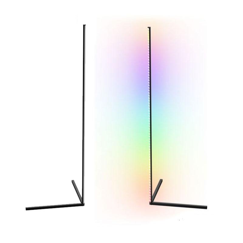 ANSMANN Led podna lampa RGB, Crna