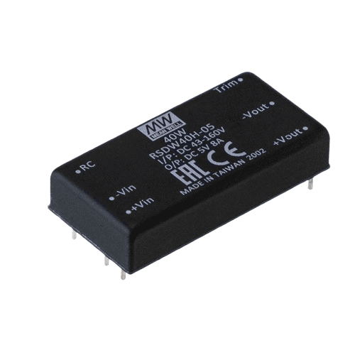 MEANWELL Pretvarač RSDW40H-05, DC/DC, 40W