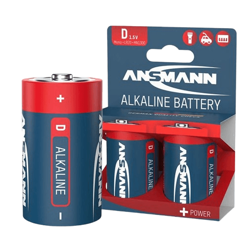 ANSMANN Alkalna baterija LR20, D, Blister, 2 komada, 1.5 V