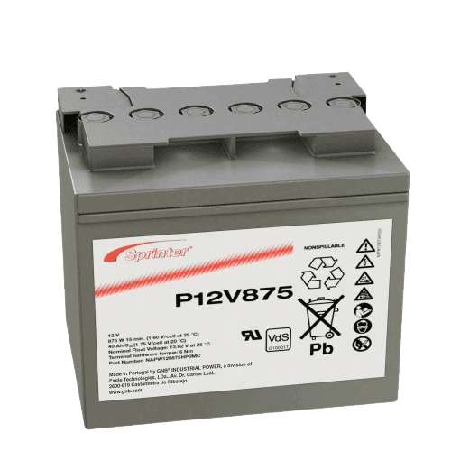 EXIDE Akumulator  Sprinter P12V875, M6 terminal, 12V, 41Ah