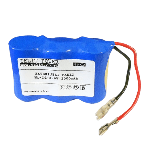TELIT POWER Baterija, NiCd, 3.6V, 2000mAh, Za usisivač