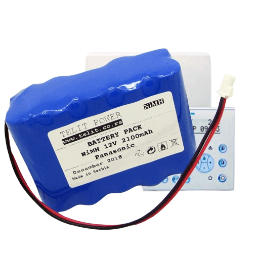TELIT POWER Baterija, NiMH, 12V, 2100mAh, Za SIEMENS-IAB1201-8 alarmni sistem