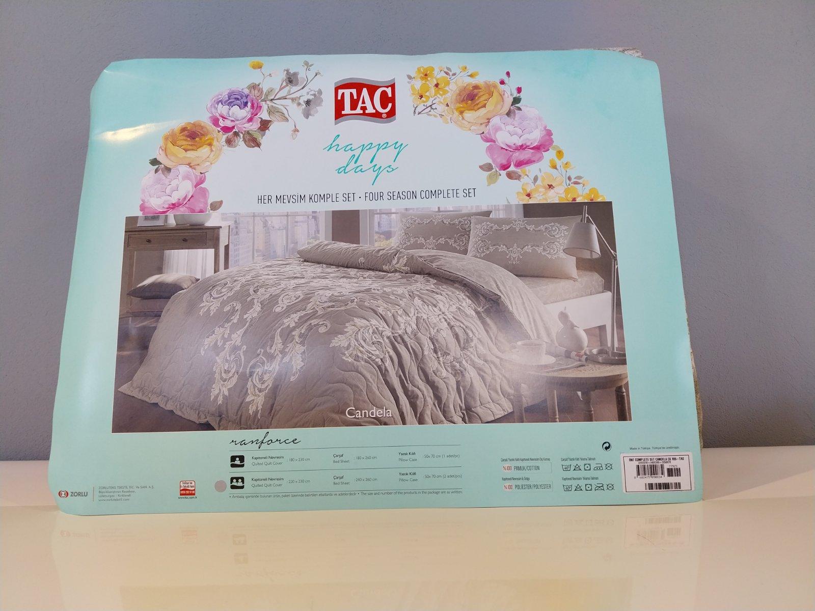 Tac Set posteljine Candela, 230x260cm, Bež