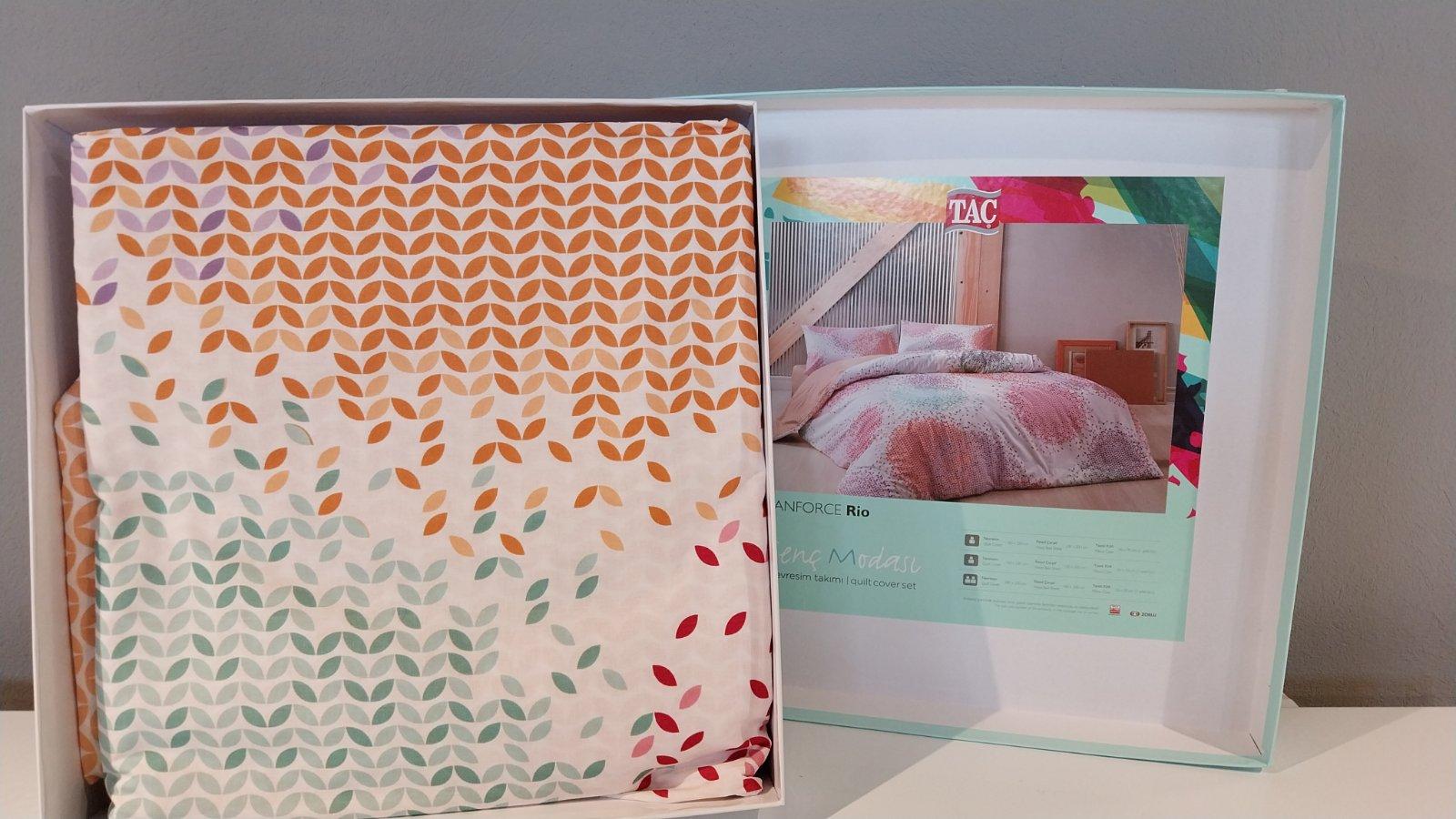 Tac Set posteljine Rio, 100x220cm, Šareni